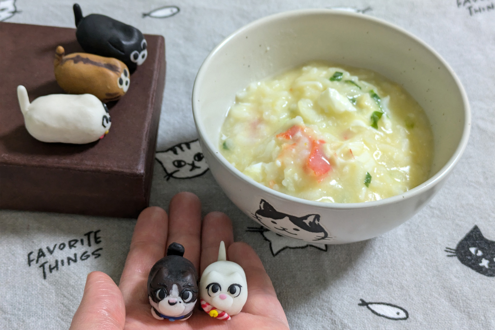 カニ雑炊とBADCAT