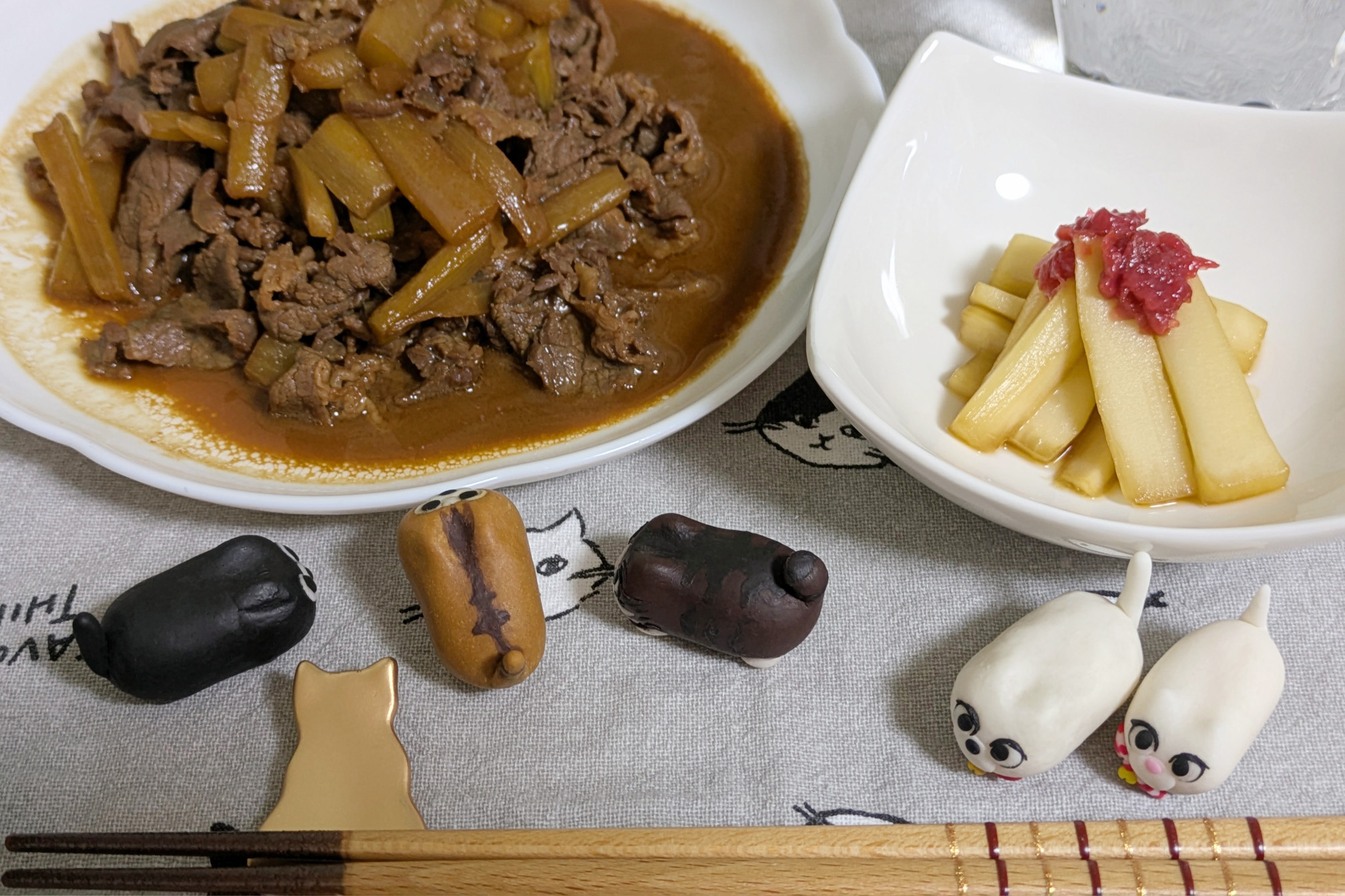 山うどのごはんとBADCAT