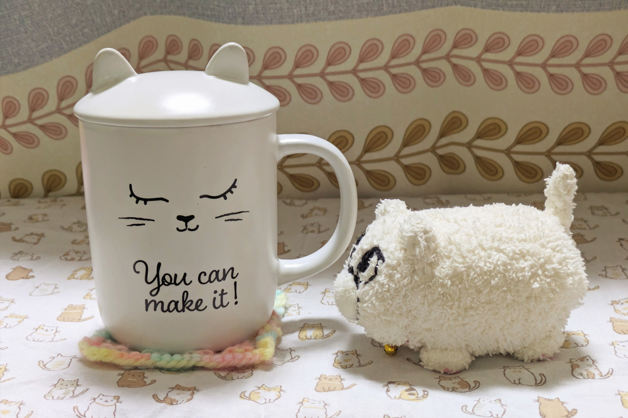 お気に入りのコースターとマリー